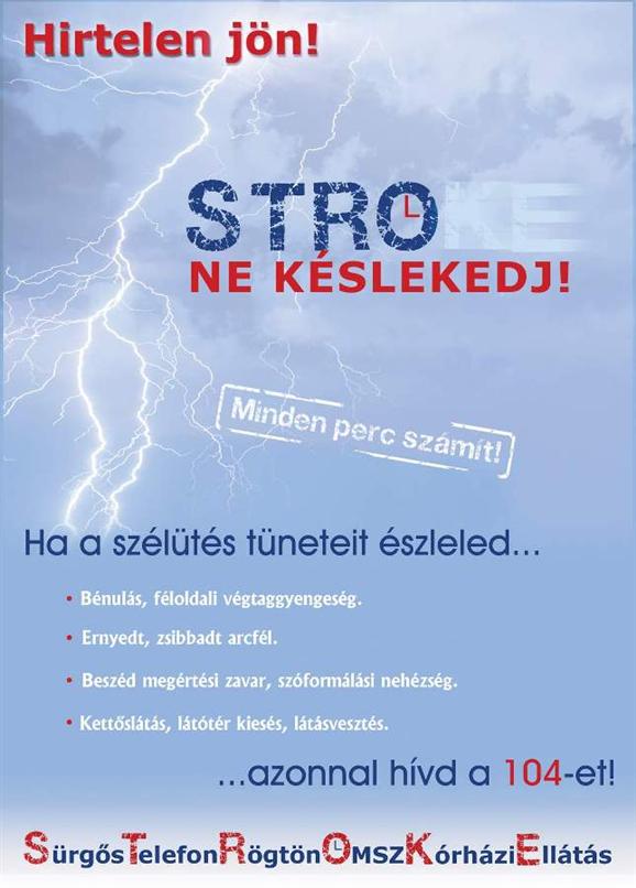 Sikeres volt a Stroke - Minden perc számít kampány